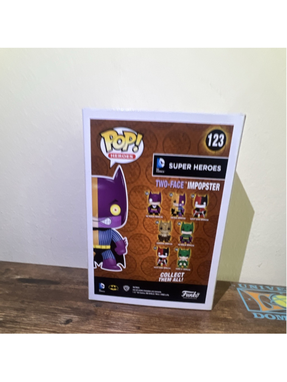 Funko Pop! Heroes DC Comics Two-Face Impopster #123 Vinyl Figure - Picture 3 of 5